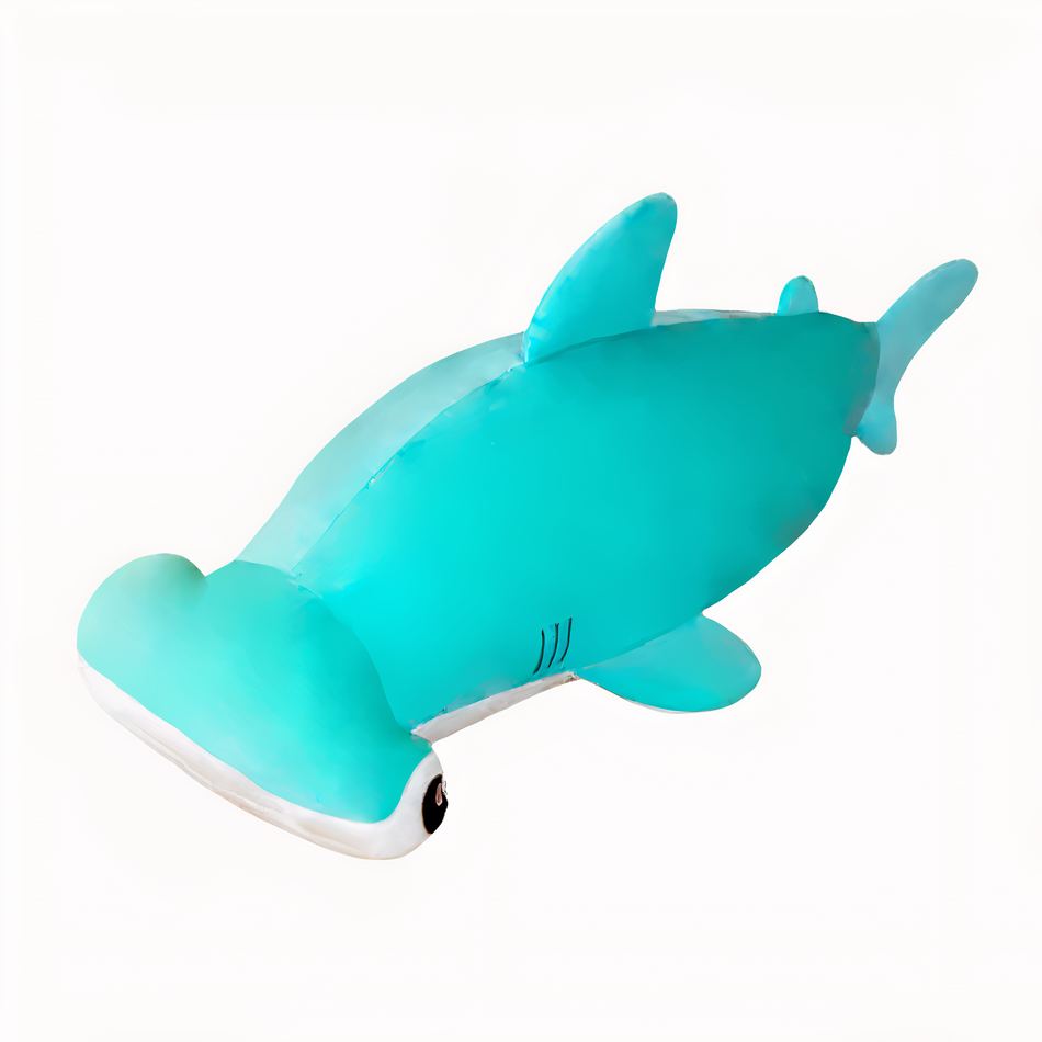 Peluche requin marteau doux oreiller câlin océan 58cm La compagnie de la peluche