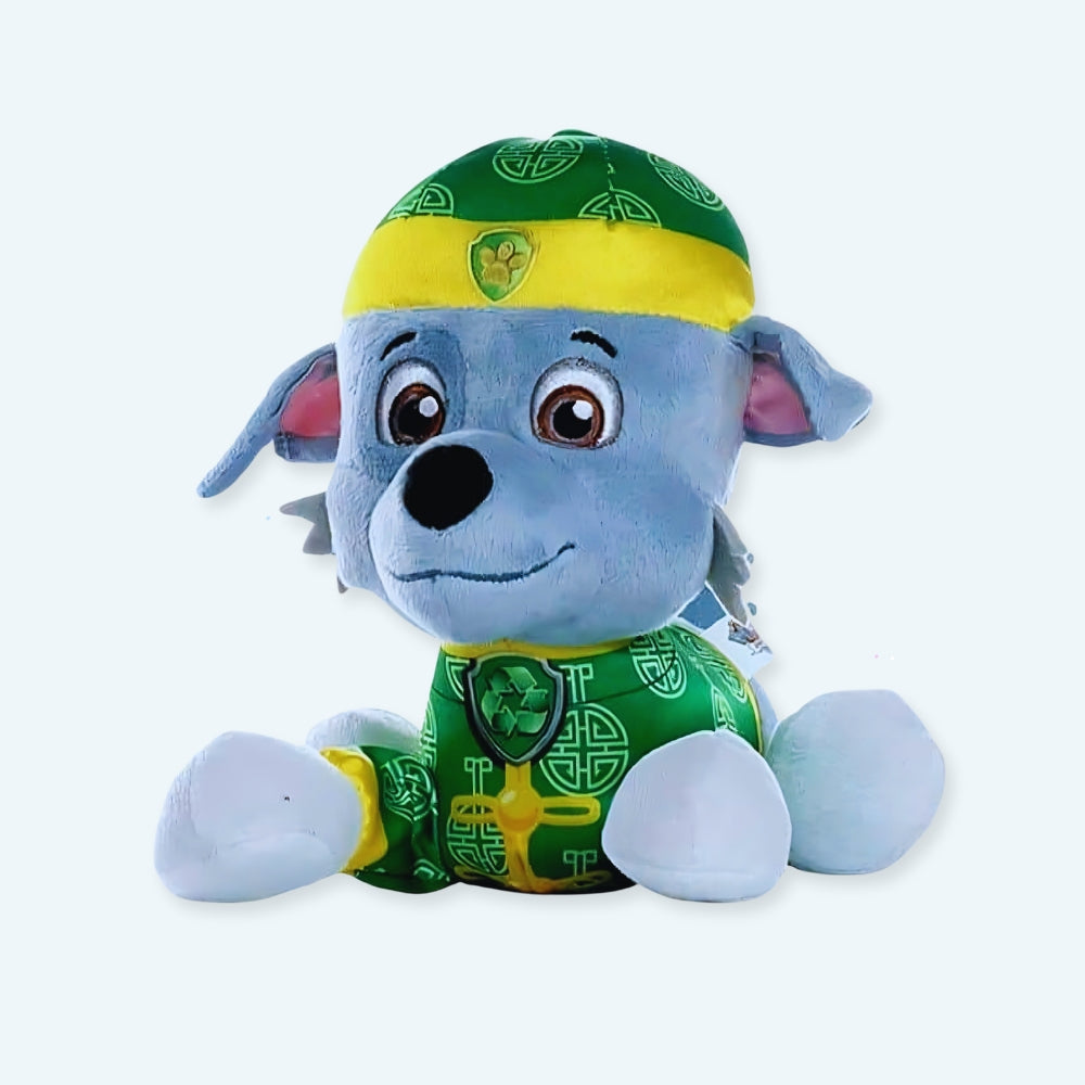 Peluche Rocky chiot Pat’ Patrouille douce câline La compagnie de la peluche