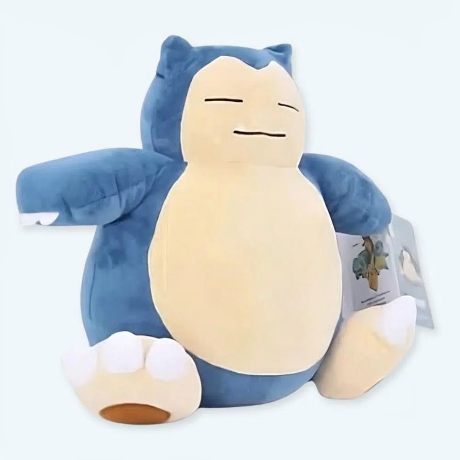 Peluche Ronflex bleu géant moelleux détente enfant La compagnie de la peluche