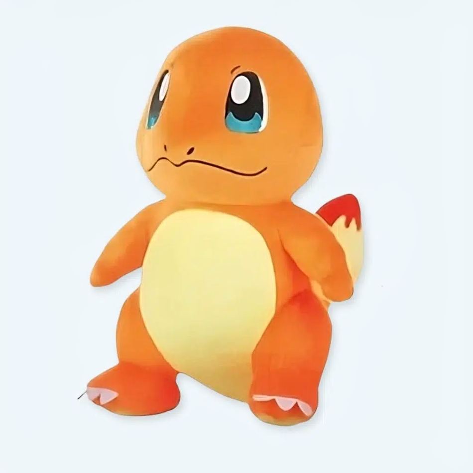 Peluche Salamèche adorable pour enfant douce et colorée La compagnie de la peluche