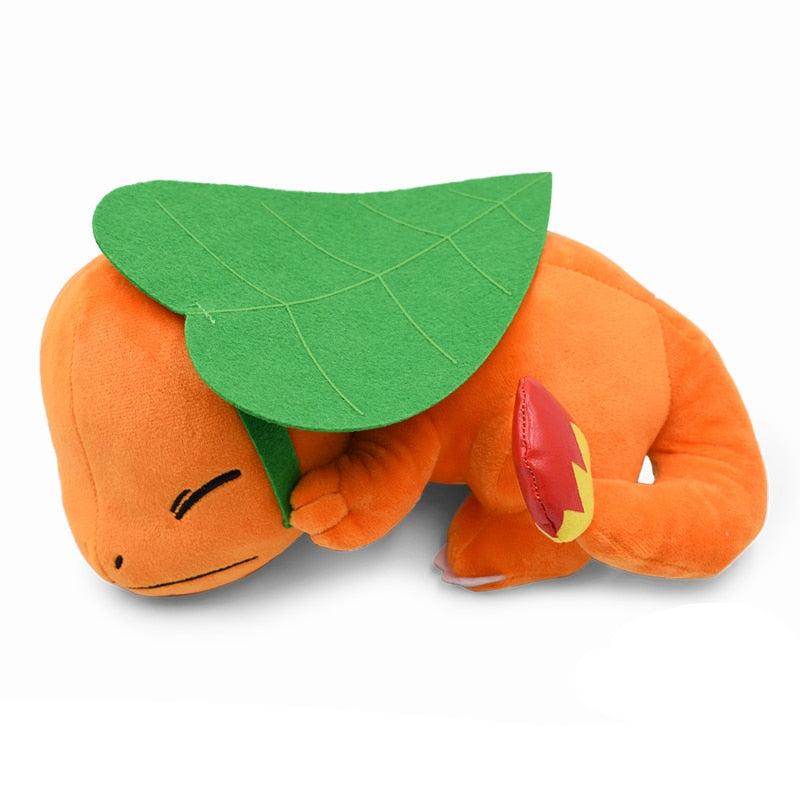 Peluche Salamèche kawaii douce endormie enfant câlin La compagnie de la peluche