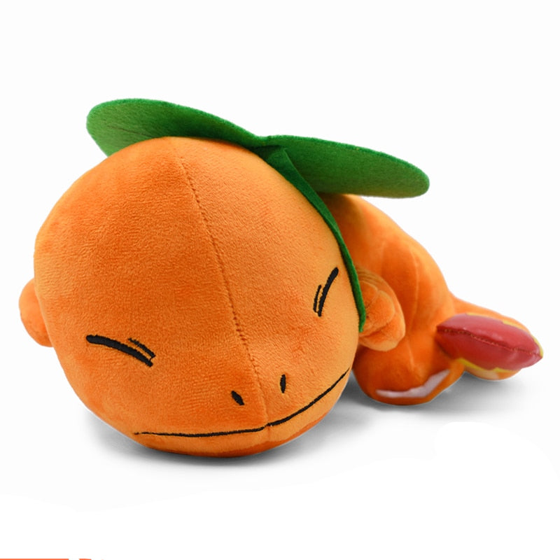 Peluche Salamèche kawaii douce endormie enfant câlin La compagnie de la peluche