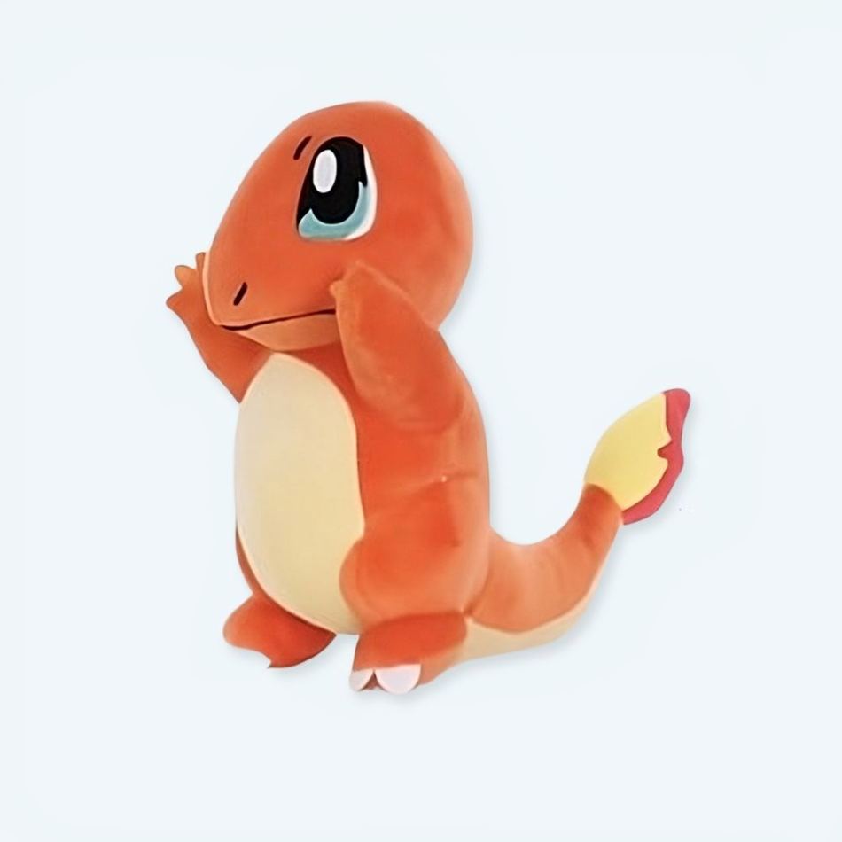 Peluche Salamèche Pokémon doux enfant câlin feu La compagnie de la peluche