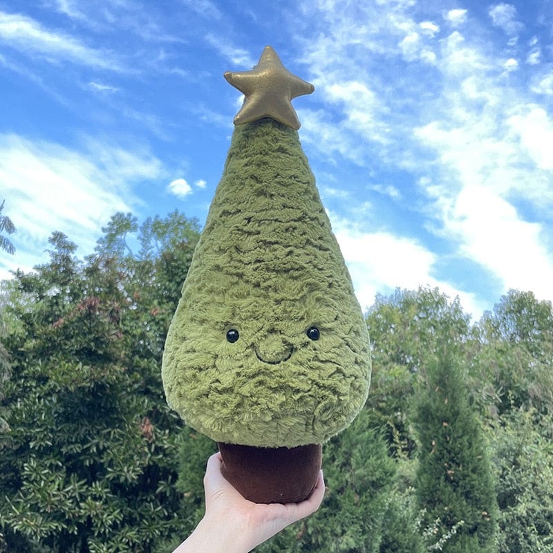 Peluche sapin de noël avec son étoile