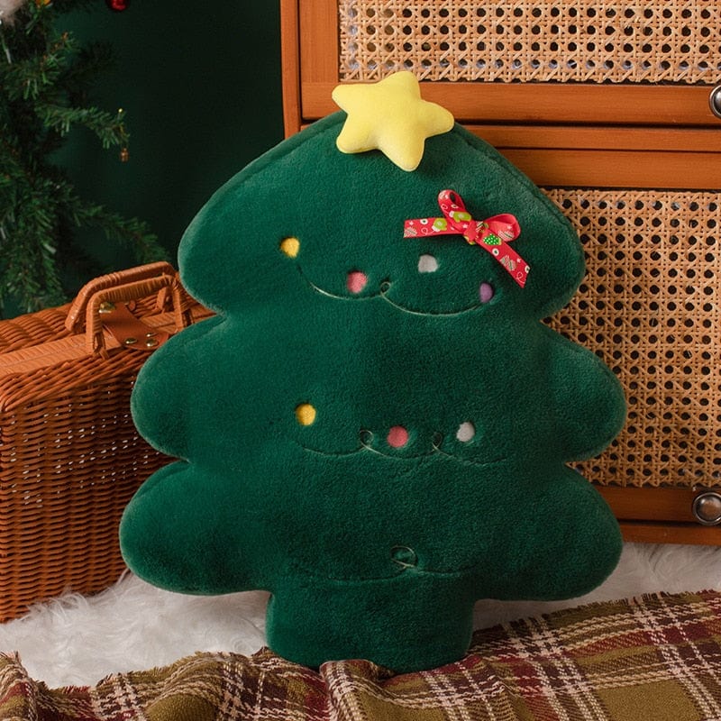 Peluche sapin de Noël coloré