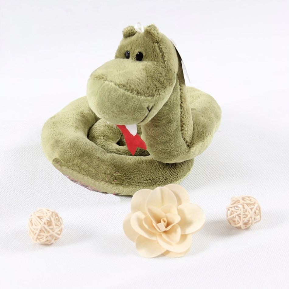 Peluche serpent doux enfant animal sonore réaliste La compagnie de la peluche