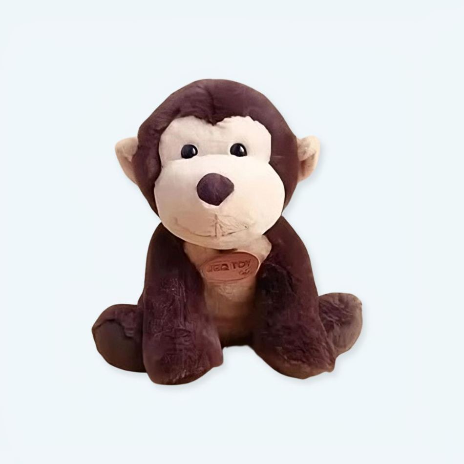 Peluche singe doux câlin enfant jungle coton La compagnie de la peluche