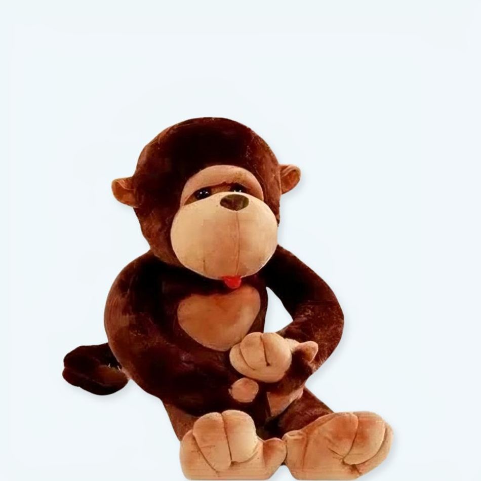 Peluche singe doux enfant câlin jungle amusant La compagnie de la peluche