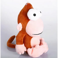 Peluche singe drôle jungle douce câlin enfant aventure La compagnie de la peluche