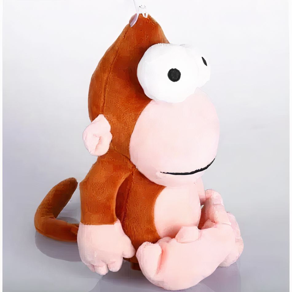 Peluche singe drôle jungle douce câlin enfant aventure La compagnie de la peluche