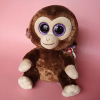 Peluche singe marron doux enfant câlin amusant La compagnie de la peluche