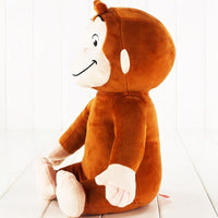 Peluche singe sourire doux pour enfants jungle fun La compagnie de la peluche