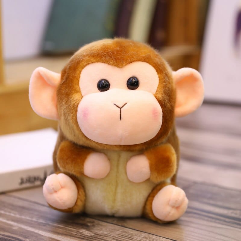 Peluche singe tout petit et mignon