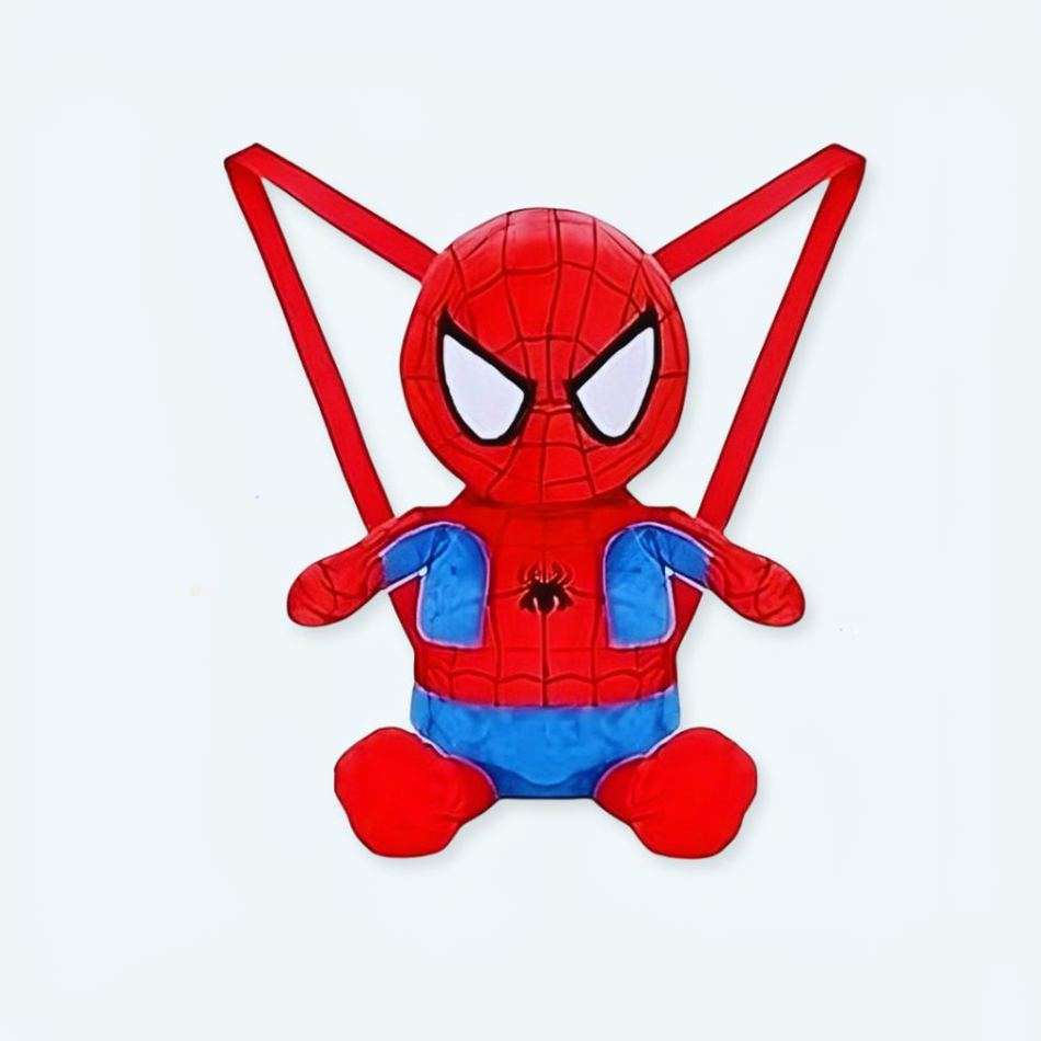 Peluche Spiderman sac à dos enfant héros doux La compagnie de la peluche