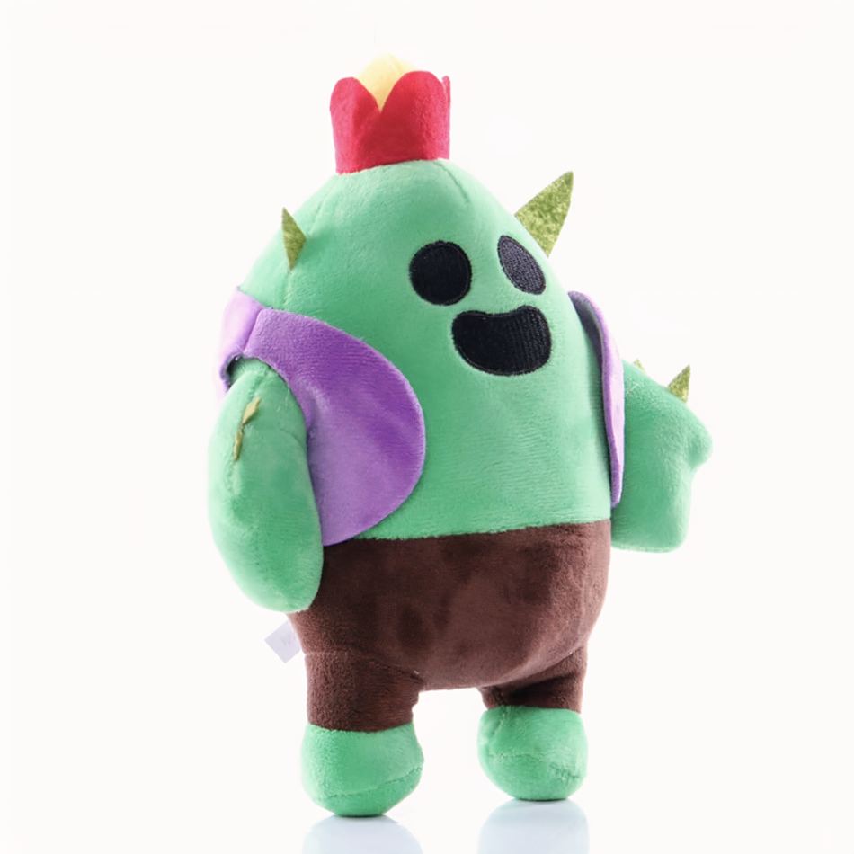 Peluche Spike Brawl Stars cactus doux enfant jeu amusant La compagnie de la peluche
