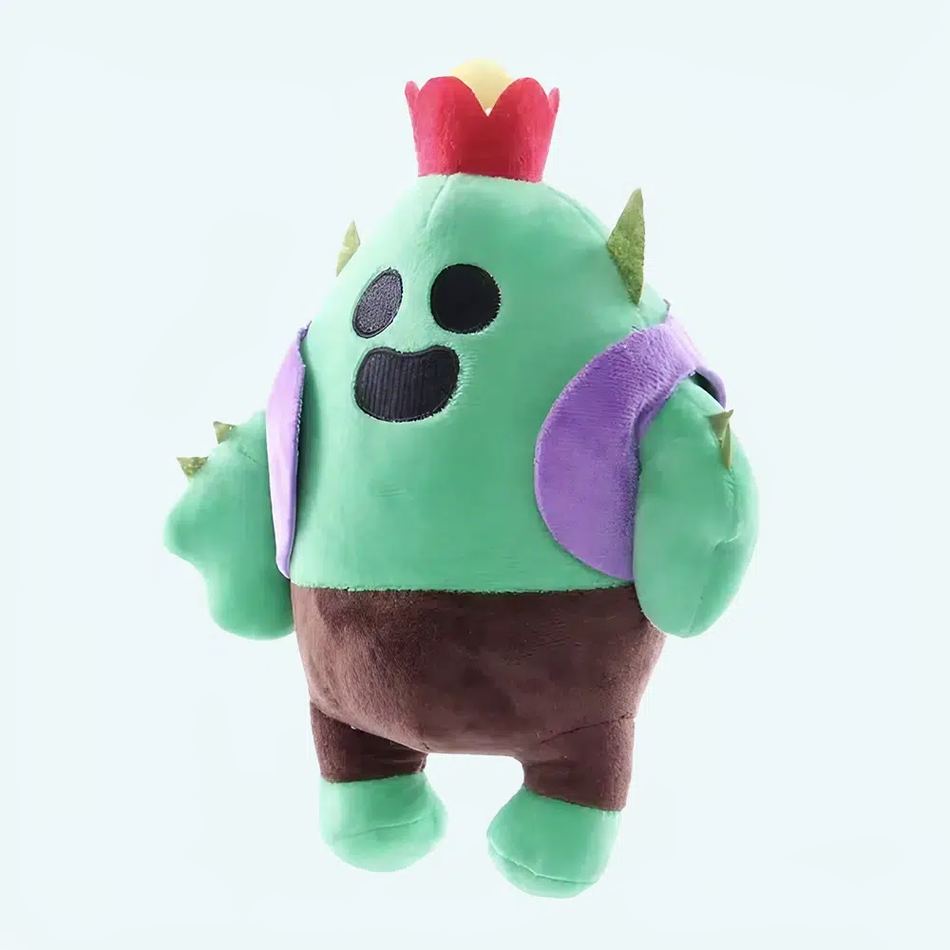 Peluche Spike Brawl Stars cactus doux enfant jeu amusant La compagnie de la peluche