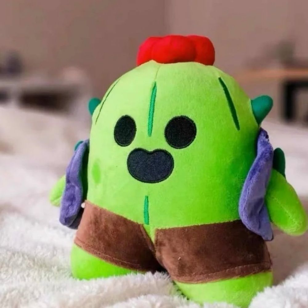 Peluche Spike Brawl Stars douce et colorée enfant La compagnie de la peluche