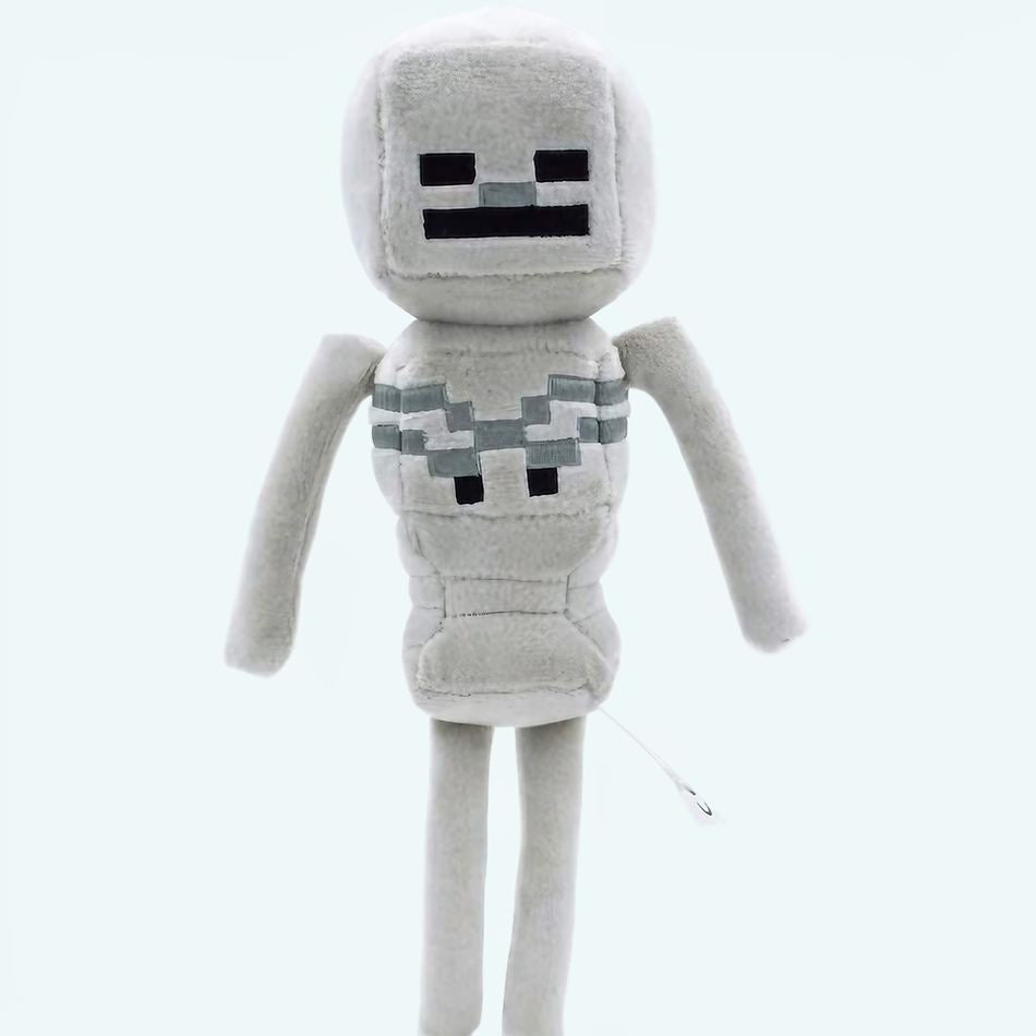 Peluche squelette Minecraft douce enfant chambre gaming La compagnie de la peluche