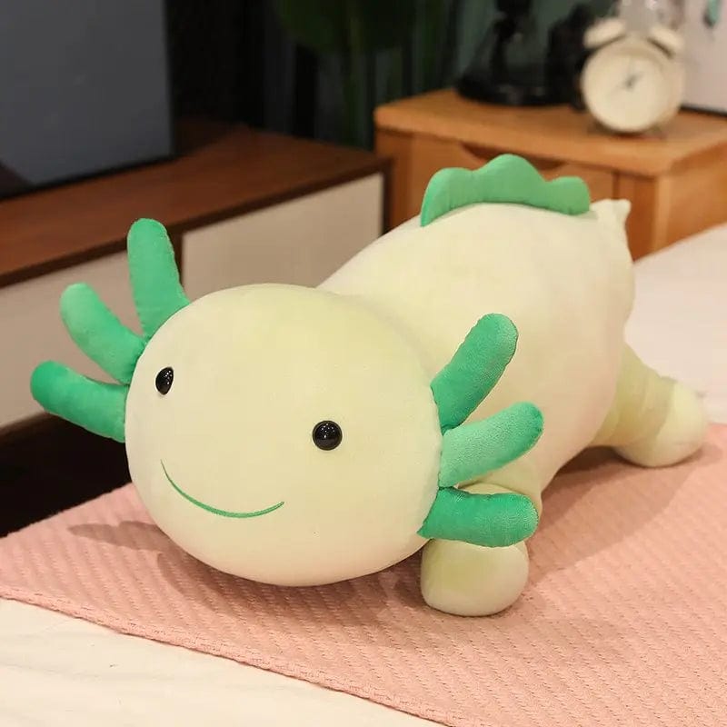 Peluche squishmallow axolotl coloré Vert / 90cm