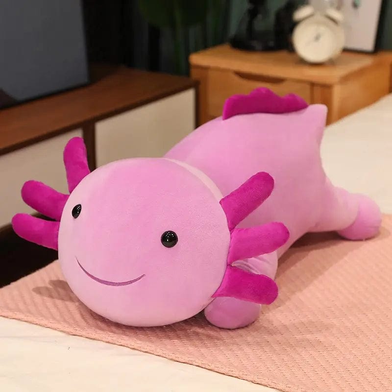 Peluche squishmallow axolotl coloré Violet / 60cm