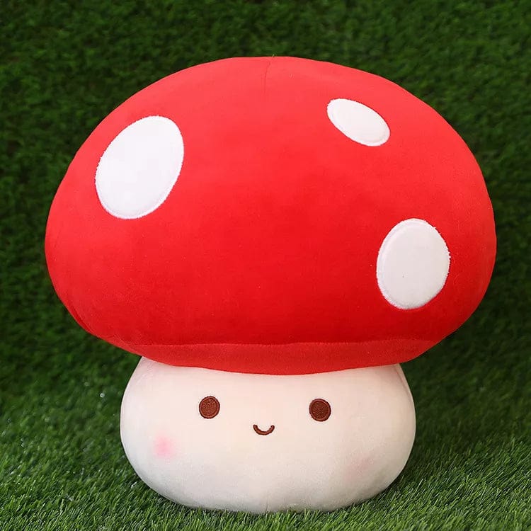 Peluche squishmallow champignon coloré Rouge / 23cm