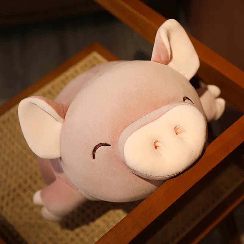 Peluche squishmallow cochon à la grosse truffe