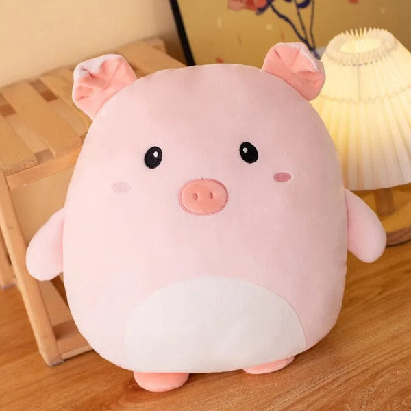 Peluche squishmallow cochon rose petit et mignon