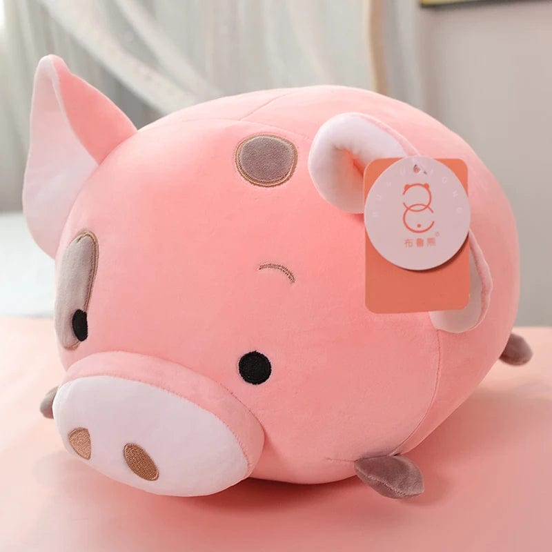 Peluche squishmallow cochon rose tacheté 45cm