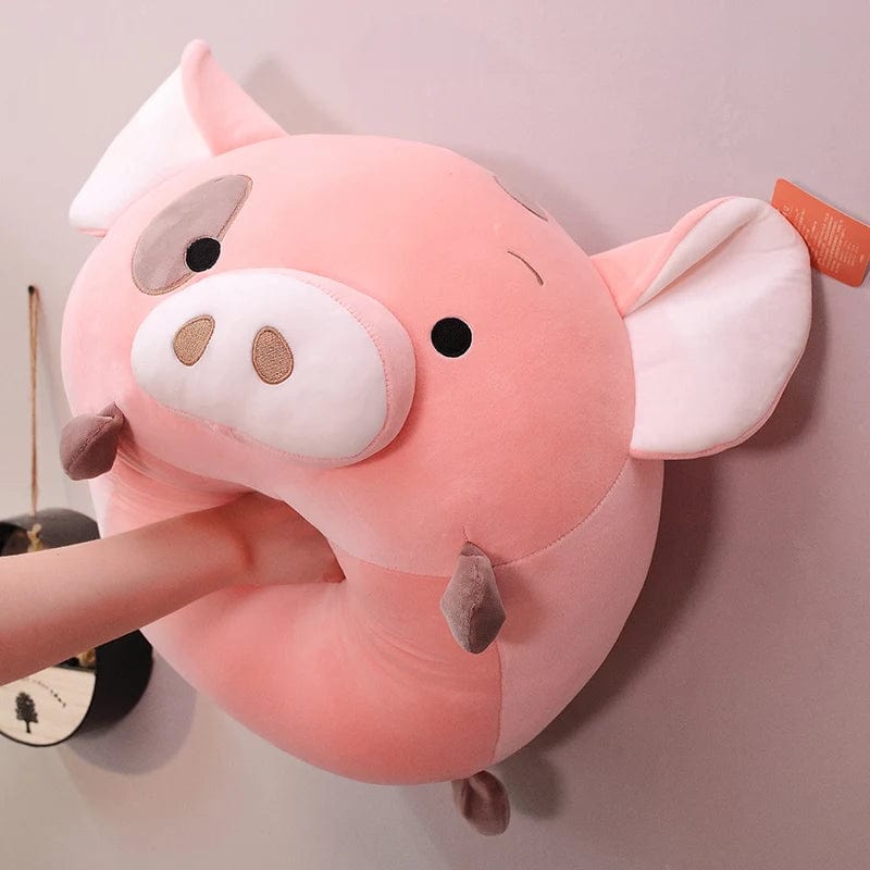 Peluche squishmallow cochon rose tacheté