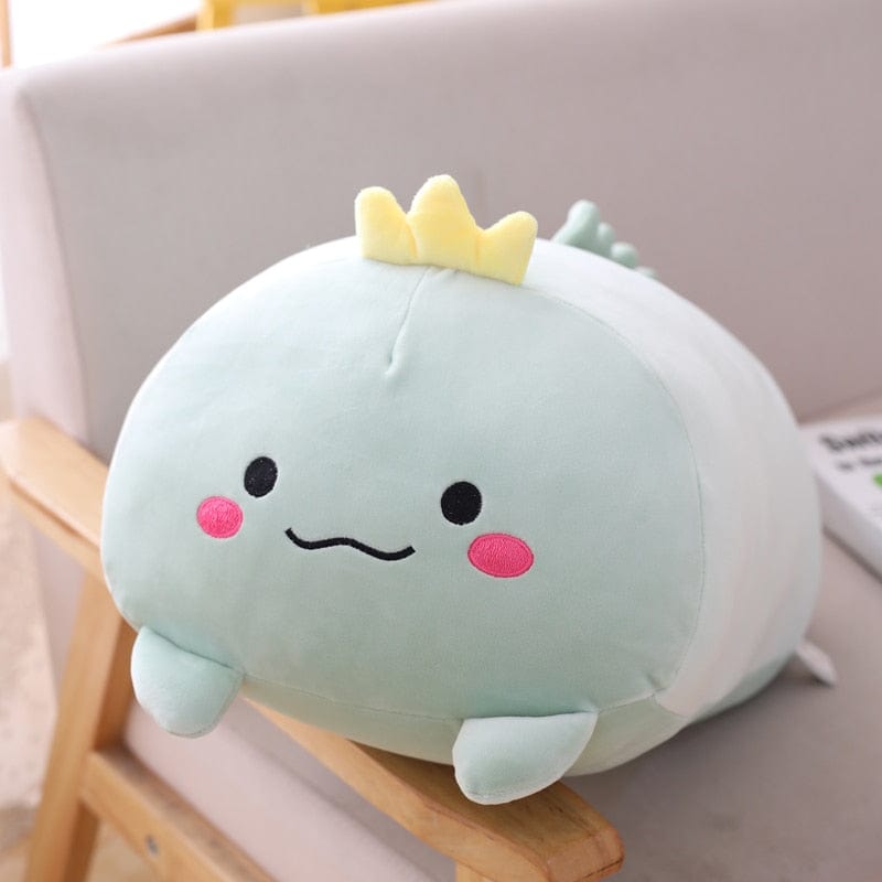 Peluche squishmallow dinosaure couronné 20cm