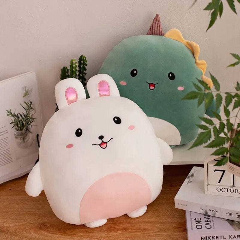 Peluche squishmallow dinosaure vert petit et mignon