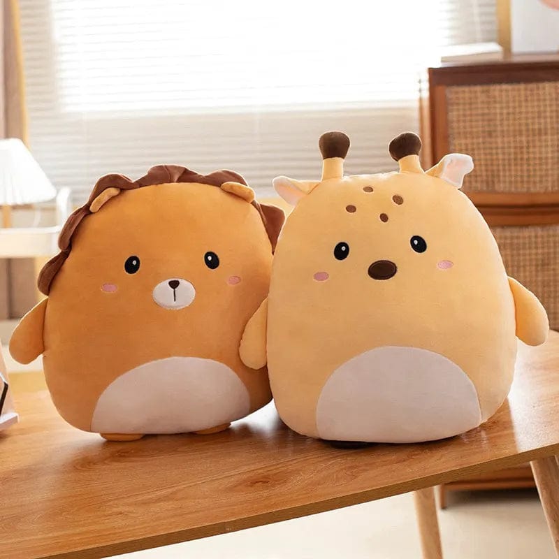 Peluche squishmallow girafe brun petit et mignon