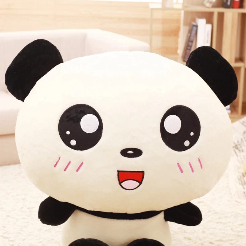 Peluche squishmallow grand panda souriant