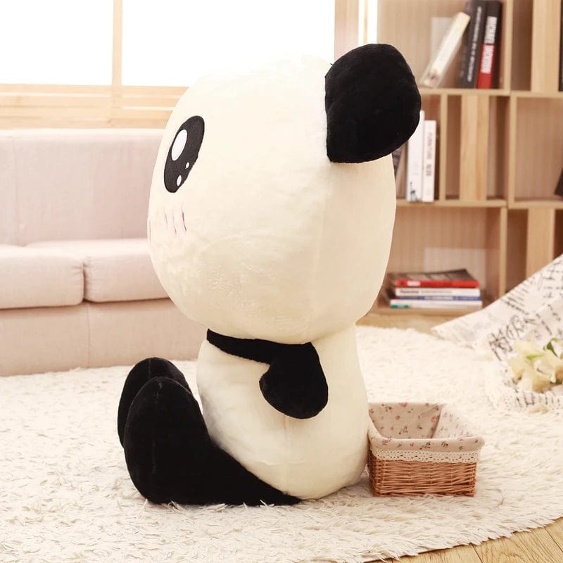 Peluche squishmallow grand panda souriant