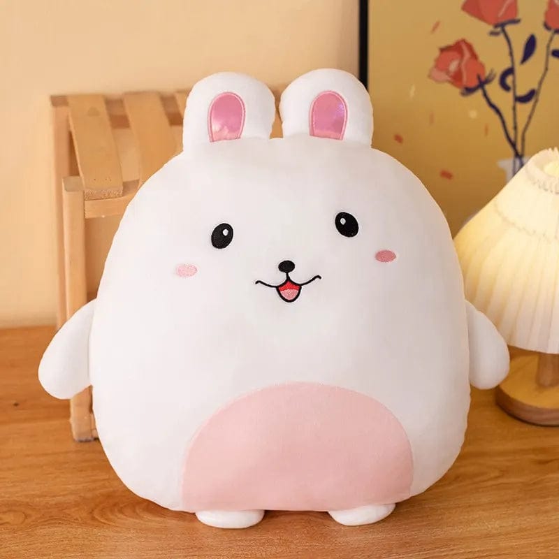 Peluche squishmallow lapin blanc petit et mignon