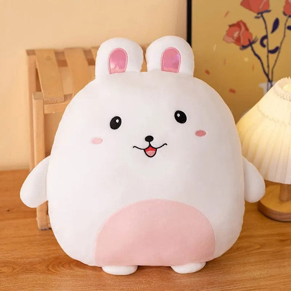 Peluche squishmallow lapin blanc petit et mignon