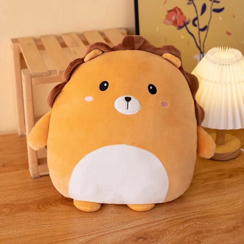 Peluche squishmallow lion orange petit et mignon