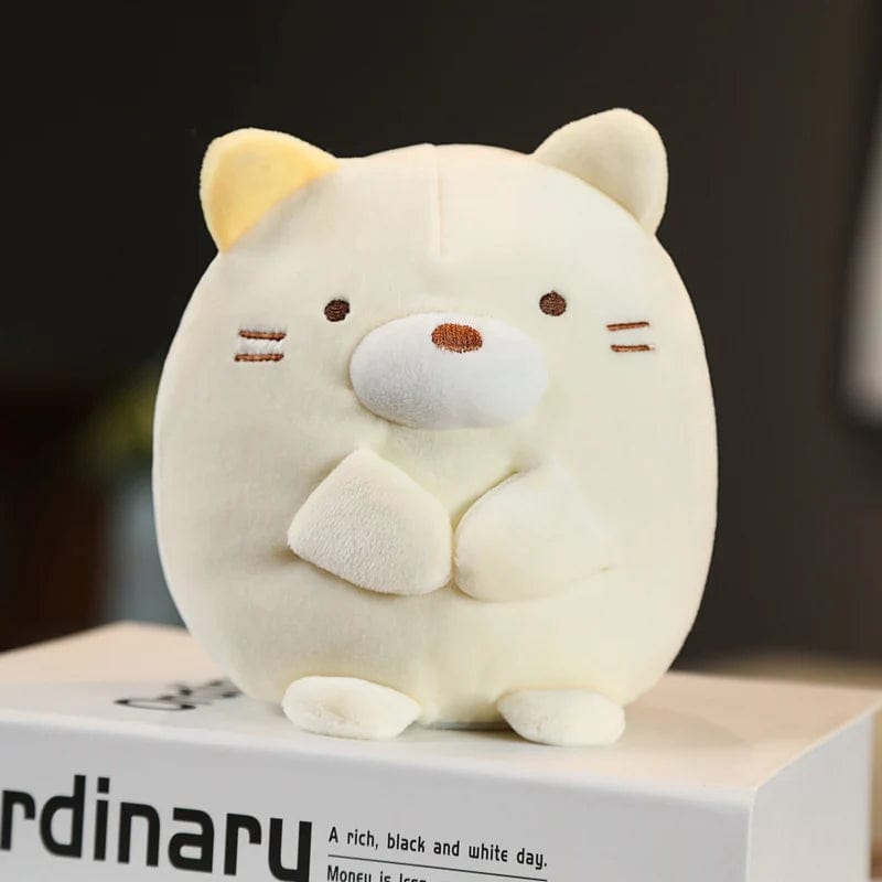 Peluche squishmallow petit chat jaune