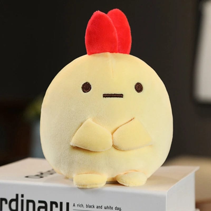 Peluche squishmallow petit poussin jaune