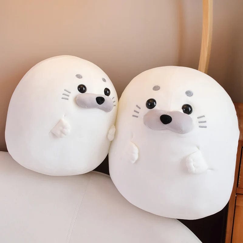 Peluche squishmallow phoque coloré