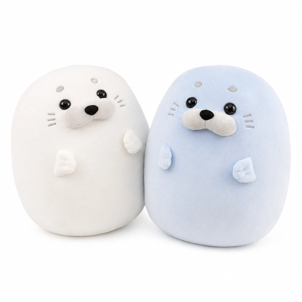 Peluche squishmallow phoque coloré
