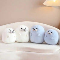 Peluche squishmallow phoque coloré