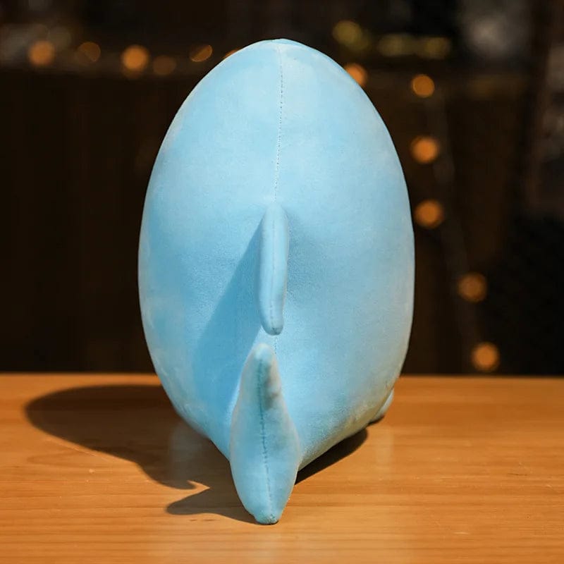 Peluche squishmallow requin qui boit un bubble tea