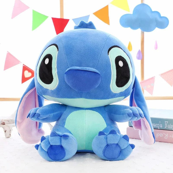 Peluche squishmallow Stitch bleu et doux 35cm