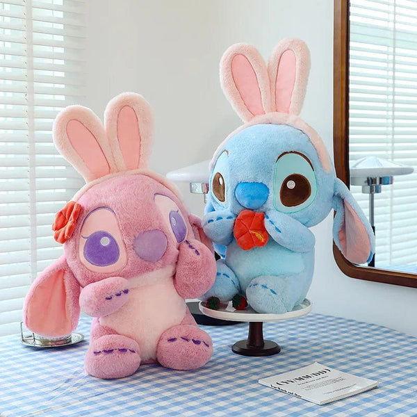 Peluche Stitch bleu aux oreilles de lapin