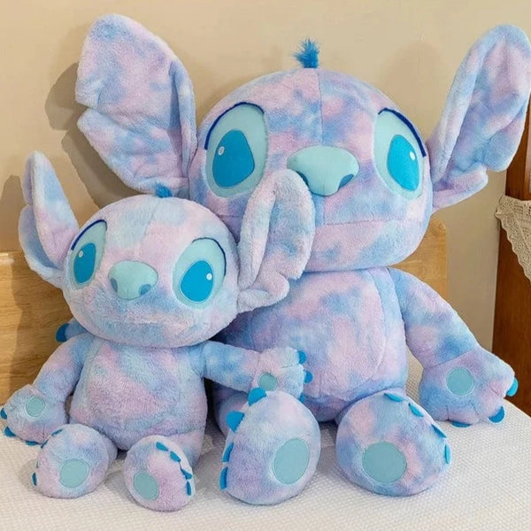 Peluche Stitch douce bleu dégradé