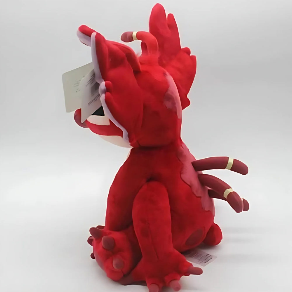 Peluche Stitch dragon rouge doux et magique enfant La compagnie de la peluche