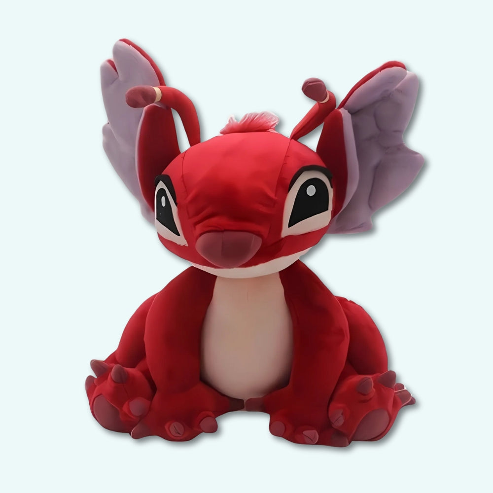 Peluche Stitch dragon rouge doux et magique enfant La compagnie de la peluche