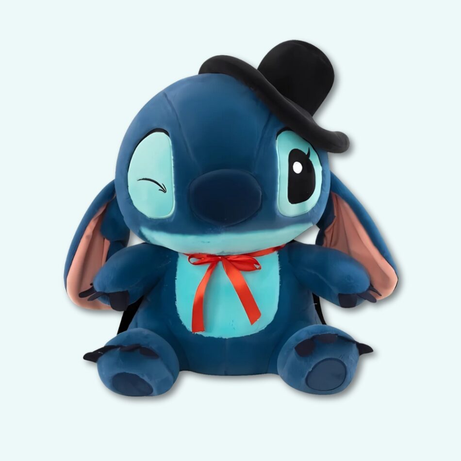 Peluche Stitch magique avec cape chapeau melon doux 45-cm La compagnie de la peluche