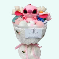 Peluche Stitch ou Angel douce Disney câlin enfant angel La compagnie de la peluche